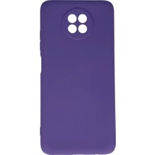 Xiaomi Redmi Note 9 5g Kılıf Nano Içi Kadife Silikon - Mor