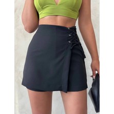 Kuş Gözü Şort Etek S25819