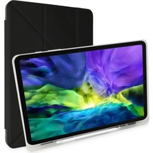 Ipad 9.7 (2018) Kılıf Kalemlikli Mars Tablet Kılıfı - Siyah