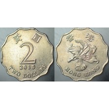 Banknoting Hong Kong 2 Dolar 2015.