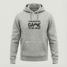 North Whiskers Gamer Baskılı Unisex Hoodie - Oyuncu Kapüşonlu Sweatshirt