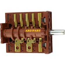 ARC-PART Silverline AS214 Fırın 6 Konum Komitatör/anahtar/şalter