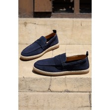 Vantaggio Shoes Phoenix Süet %100 Hakiki Deri Erkek Loafer Ayakkabı
