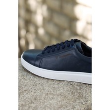 Vantaggio Shoes Vertex Bağcıklı Deri Erkek Sneaker Ayakkabı