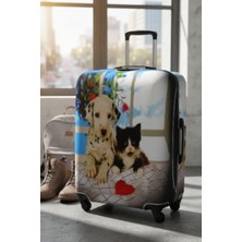 Bd Basarideri Çift Taraflı Dijital Baskılı Valiz Kılıfı 002