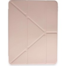 Xiaomi Pad 6 Kılıf Kalemlikli Mars Tablet Kılıfı - Rose Gold