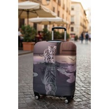 Bd Basarideri Çift Taraflı Dijital Baskılı Valiz Kılıfı 011