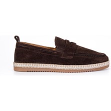 Vantaggio Shoes Phoenix Süet %100 Hakiki Deri Erkek Loafer Ayakkabı