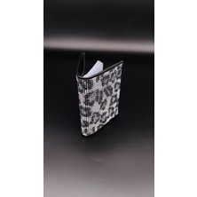 EFEAKS Taşlı Leopar Desen Kartlık Cüzdan