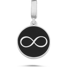 Silverize Mineli Sonsuzluk Gümüş Kolye Ucu Uc3