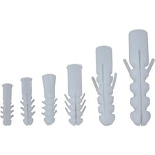 Bilfold Plastik Dubel Beyaz 7 mm ( 100 Adet )