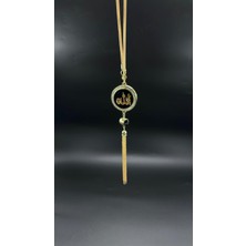 EFEAKS Allah ve Muhammed Yazılı Kendinden Kokulu Dikiz Aynası Süsü Gold