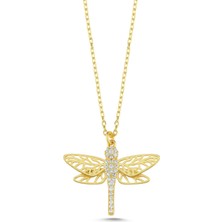 Silverize Yusufçuk Altın Kaplama Kolye  KLY40