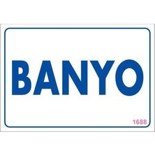 Bilfold Banyo Uyarı Levhası 17,5X25 KOD:1688