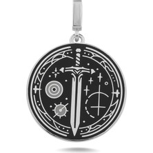 Silverize Mineli Kılıç Gümüş Kolye Ucu UC24