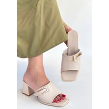 Ziva Bej Cilt Topuklu Terlik