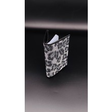 EFEAKS Taşlı Leopar Desen Kartlık Cüzdan