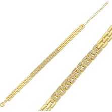 Silverize Altın Kaplama Bileklik BLK16