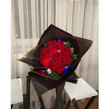 Kayzen 10 Lu Kırmızı Gül Buketi