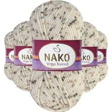 Marsilyan 5 Adet Vega Tweed Premium Akrilik El Örgü Ipi Yünü No: 35017