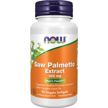 Now Foods Now Saw Palmetto Extract 320 Mg With Pumpkin Seed Oil Men's Health 90 Veg Softgels