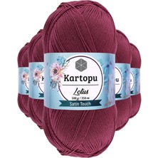 Marsilyan 5 Adet Lotus Bikini Büstiyer Bluz Örgü Ipi  K756 Begonvil