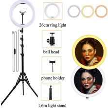 Eco Lounge Bx Aksesuar 10 Inç Selfie Işığı 3 Renk + 2.1 Metre Tripod SI01