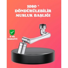 Eco Lounge 1080° Dönebilen Püskürtme Filtreli Musluk Başlığı Su Tasarruflu