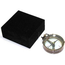 Costurera Kutulu Pirinç Pusula Dekoratif Hediyelik