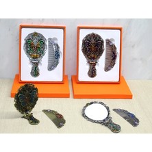 Eco Lounge Kelebek Katlanabilir Ayna ve Tarak Seti Orta Boy