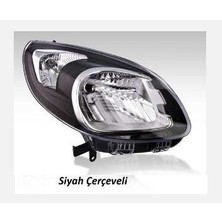 Ayfar 202316 - Far Siyah Çerçeveli Motorlu Sağ R.kangoo 2013