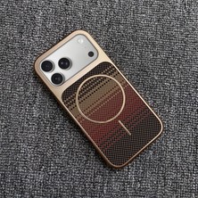 Apple iPhone 17 Pro Uyumlu Kılıf Zebana Vionix M-Safe Silikon Kılıf Kahverengi