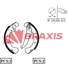 Braxis Arka Fren Balatası Pabuc Ince Tıp Astra F Astra G Vectra B Zafıra A
