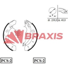 Braxis Arka Fren Balatası Pabuc Bmax 12 / Focus Iıı 1.0 / 1.5tdcı / 1.6tı 11 / Transıt Courıer 1.5tdcı 1.