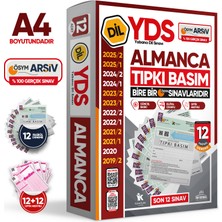 Karakutu Yayınları 2026 YDS Almanca ÖSYM Tıpkı Basım Çıkmış Soru Deneme Paketi 12li Fasikül SETİ