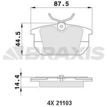 Braxis Arka Fren Balatası Coupe Marea Marea Weekend Tempra Tıpo 2.0ıe 16V