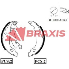 Braxis Arka Fren Balatası Pabuc Tempra Tıpo Punto