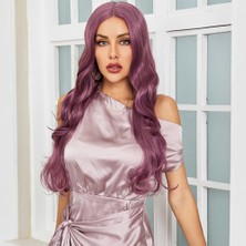 Elma Shop Gül Kurusu Rengi Su Dalgalı Tül Peruk