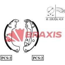 Braxis Arka Fren Balatası Pabuc Marea Albea Palıo Weekend 1.2 / 1.4 / 1.6 / 1.9 96