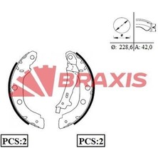Braxis Arka Fren Balatası Pabuc Kangoo 1.5dcı 1.9dcı (Buyuk)