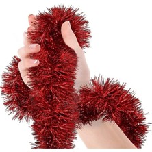 Era Yılbaşı Ağacı Kalın Süs 2 Metre Kırmızı 4 Adet