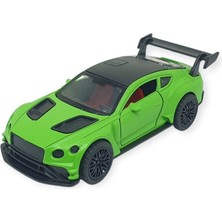 Elma Shop Çek Bırak Metal Arabalar  cm - 3671C - Yeşil