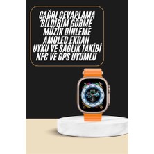 Mercansa Akıllı Saat Amoled Ekran Bluetooth Bağlantılı Özel Tasarım Unısex