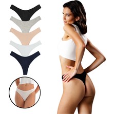 Yohannes Club Yohannesclub,kadın,pamuklu Basic Tanga Külot, 5'li