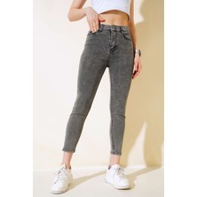 My Arja Dar Paça Yüksek Bel Kadın Jean Slim Fit Kot Pantolon – Esnek Denim, Şık Siluet, Günlük ve Ofis Kullanımı Için