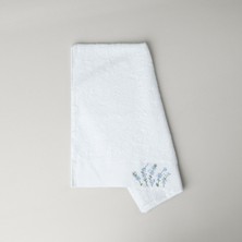 Linens Lunel Bambu 50X85 cm Yüz Havlusu Beyaz