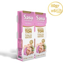 Sasu Light Suda Ton Balığı 6X80 gr Bütün Dilim