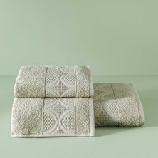 Taç Boutique Taç Butik Patagonya Pamuk Banyo Havlusu Bej 70x140