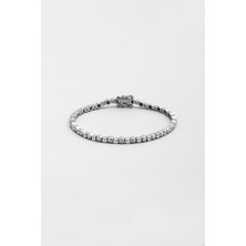 So CHIC Venüs 18 Ayar Beyaz Altın Kaplama Gümüş Tasarım Bileklik