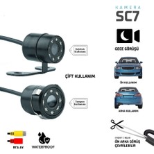 Siegen Sentinel Sc7 Araç Ön/arka Görüş Kamerası – Gece Görüşlü, Çift Montaj Seçenekli